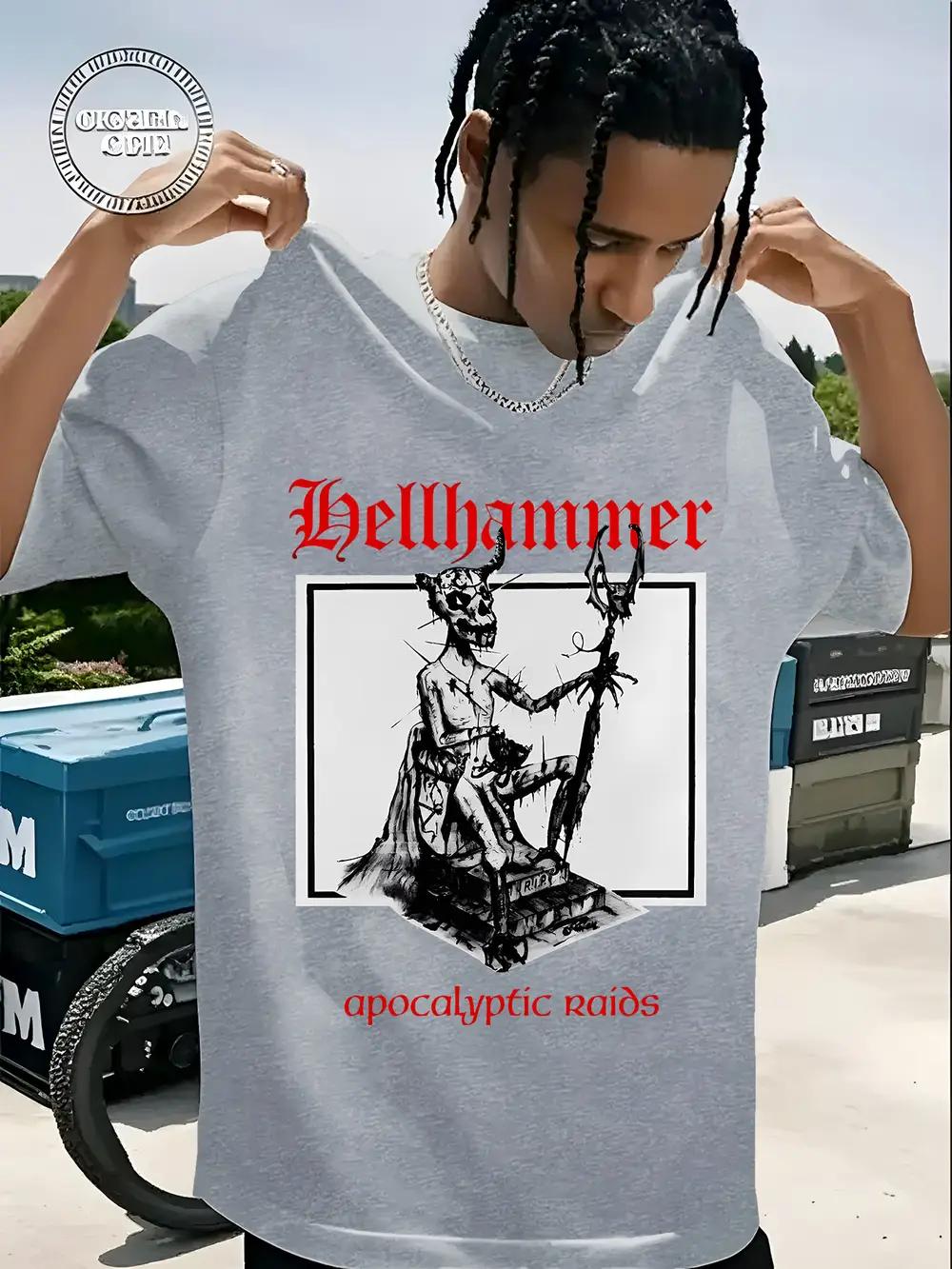 

Devil Skull Staff Lightweight Round Neck Short Sleeve T-shirt XXXXL