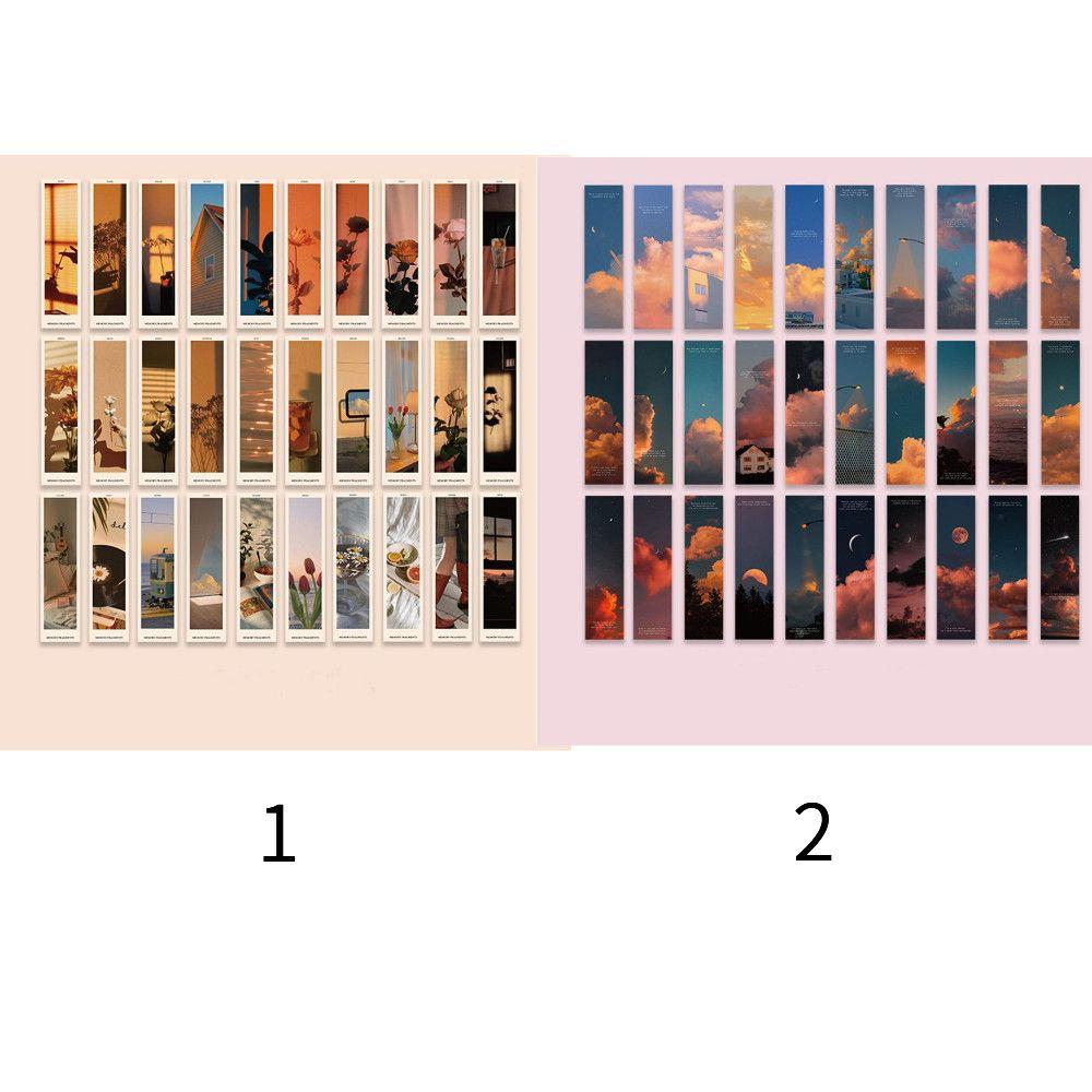 Read the Mark Book Page Folder Bookmark Set Boxed Bookmarks Reading Book Record Literary and Fresh