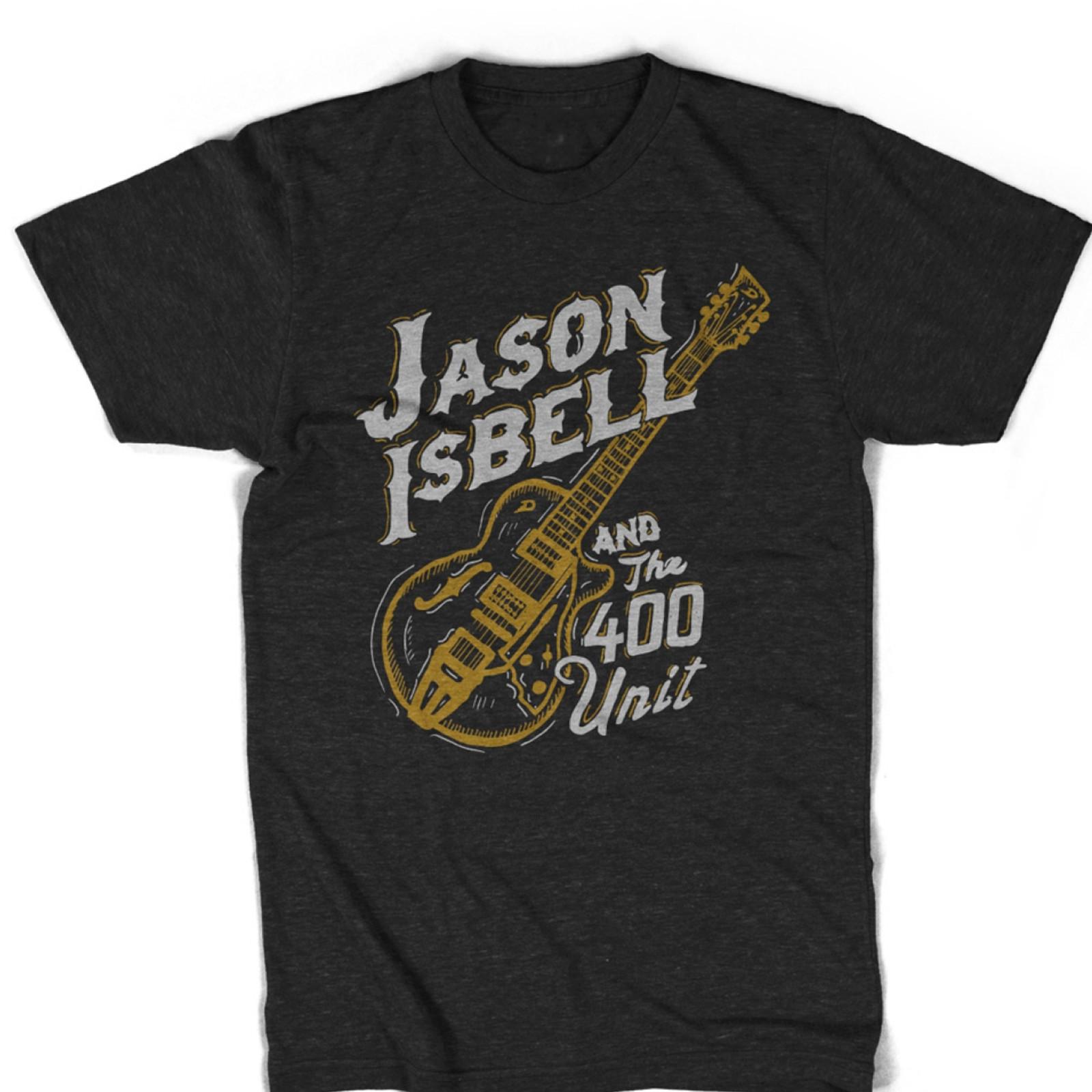 VTG Jason Isbell black T-shirt tee All sizes TD164 XXXXL