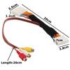 28pinový AV video audio kabel pro Toyota Prius Tacoma Corolla Lexus CT 200h ES GX