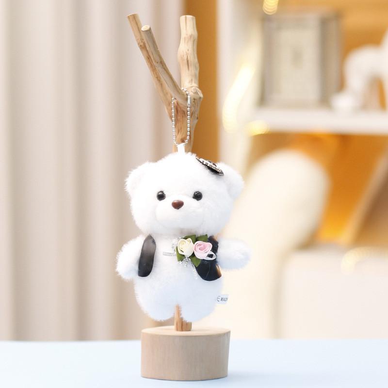 Bear Wedding Gift Plush Toy With Soft Short Plush For Romantic Gifts And Special Occasions
