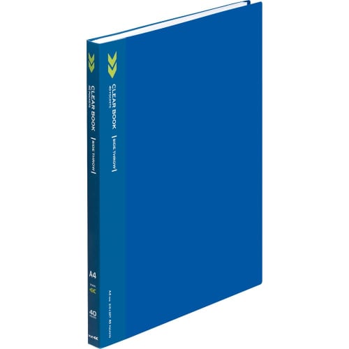 

KOKUYO File Clear File K2 Fixed Type Side Throw 40 Pockets Blue K2RA-SK40B