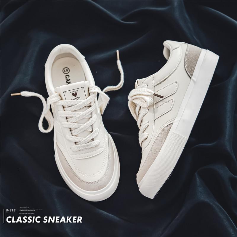 

Retro German training shoes Forrest Gump board shoes 2024 spring and summer new versatile men s shoes casual sports shoes niche trend board shoes 44 бежевий