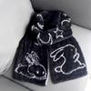 Cat Mink Wool Scarf Warm Pashmina Cute Winter Scarf  Women