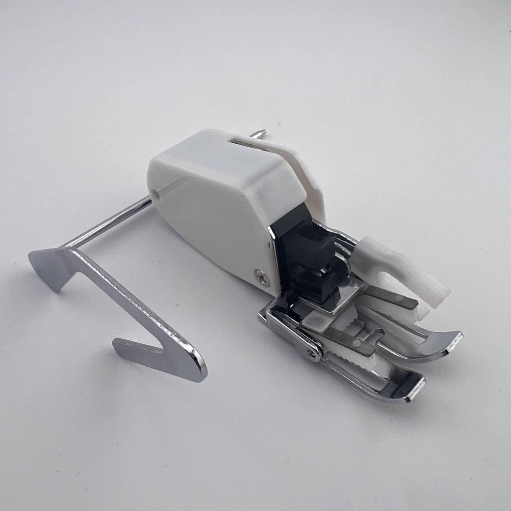 Multifunctional Presser Foot Set with Guide, Knife, Overlock & Gathering Functions for Thick Materials