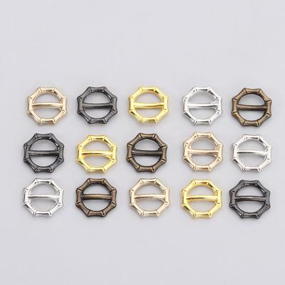 40pcs 5mm Tri-glide Belt Buckle Mini Ultra-small Doll Bags Buckles Metal DIY Small Strap Buckles Doll Buttons Shoes Accessories