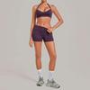 Women's Halter Backless Pleated Yoga Set - Tight Fit, Hip-Revealing Sportswear 