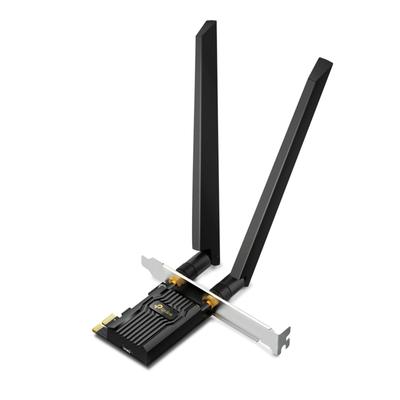 Karta PCIe Bluetooth 6E do komputera stacjonarnego 6E 2402 2402 Mb/s 574 Mb/s Archer TXE72E TP-Link Wi-Fi 5.3 Wi-Fi Tri-Band (6 GHz) + (5 GHz) + (2,4 GHz)