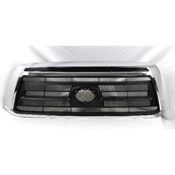 Electroplated Frame + Matte Black Base Grille for 2010-2013 Tundra Standard Model