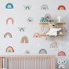 Cartoon Cute Rainbow Wall Stickers Bohemian Style Creative DIY Decoration Children's Room Bedroom Beautification Stickers
