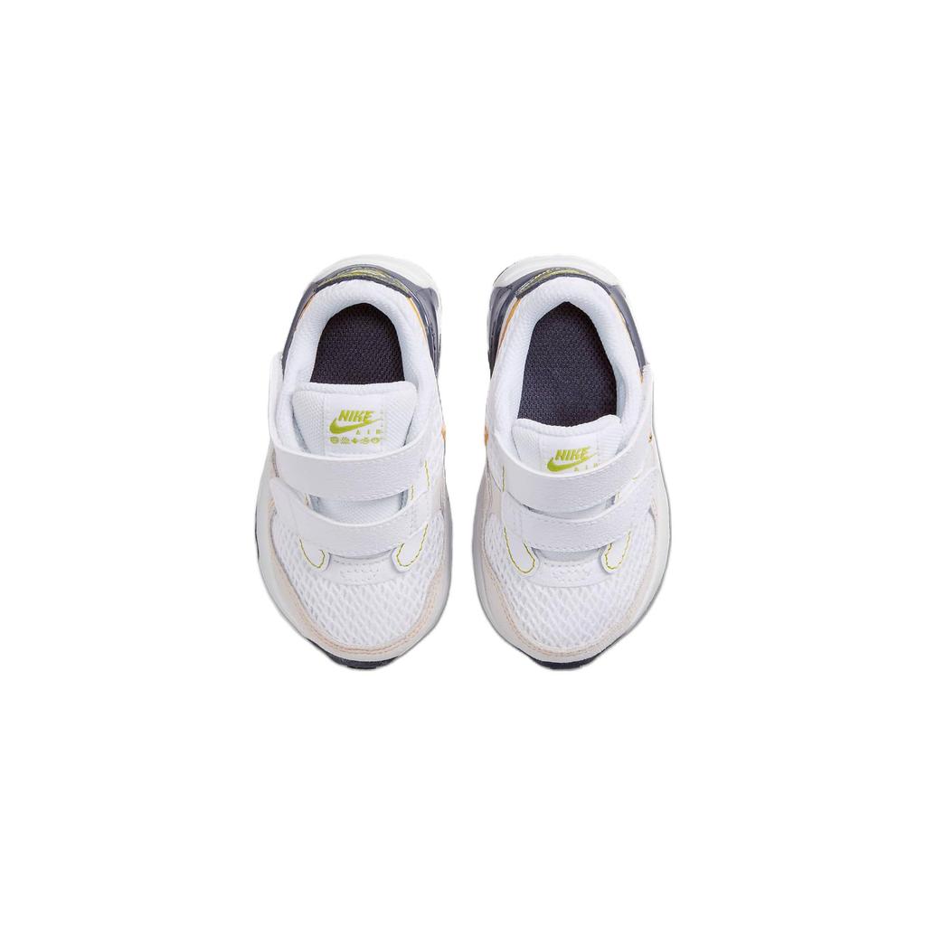 Nike Air Max Systm Durable Low-Top Walking Shoes Baby Shoes White Orange DQ0286-109