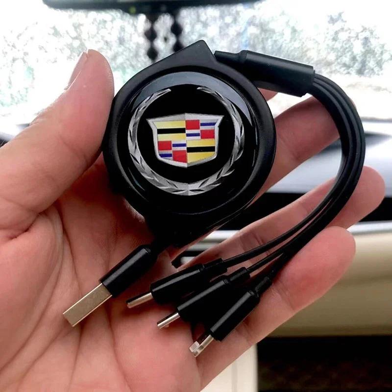 

Автомобильный USB-кабель 3-в-1 Зарядные устройства для аккумуляторов Отделка для Cadillac ATS BLS CT4 CT6 CTS ESCALADE STS XLR XT4 XT5 XTS SLS армия зеленый