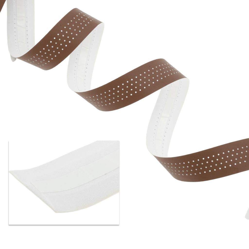 BULLSPANN 1 Pair Bicycle Handlebar Breathable Grip Tape for Road Bikes and Meters Light Brown Tape, Non-Slip, Shock-Absorbing, MTBs, 2.16 Long,