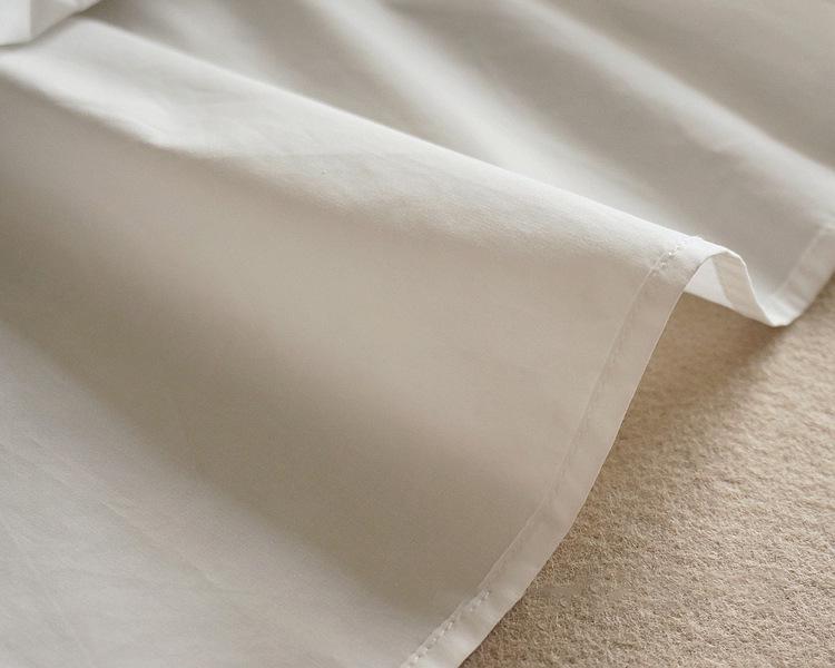 Stylish Women's Cotton White V-Neck Loose Bat Sleeve Shirt In Stock!