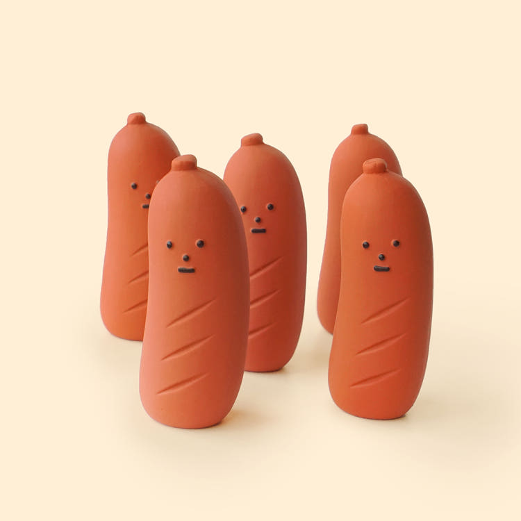 Dingdok kolbász - Latex Squeak Squeak Toy