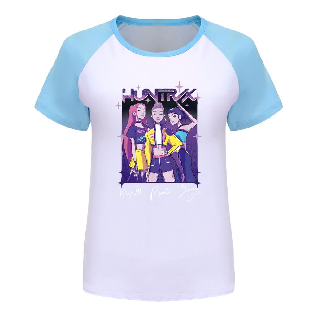 5022 Tricou Fete Rumi Zoey Mira cu Imprimeu Raglan Mâneci Scurte