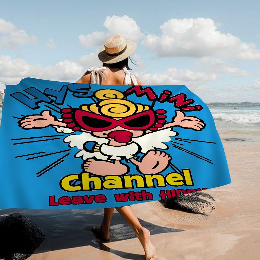 

Japan Fashion Hysteric Mini Microfiber Blanket Quick Drying Beach Towels Oversized Printing Super Absorbent Pool Towel Blanket W30*H60(CM)