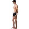 Calvin Klein Jacquard Waistband Smooth Anti-Chafing Boxer Briefs 3-Pack Men underwear Space-Black NP2741O-001