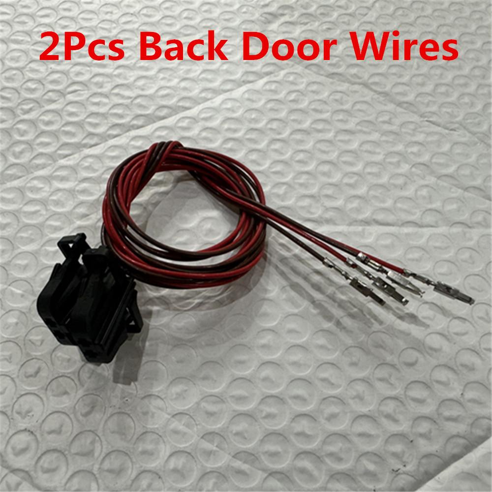 

2 шт., передний задний дверной световой кабель, разъем жгута проводов для Volkswagen VW Golf 5 6 7 Jetta MK5 MK6 MK7 T-ROC Tiguan 1