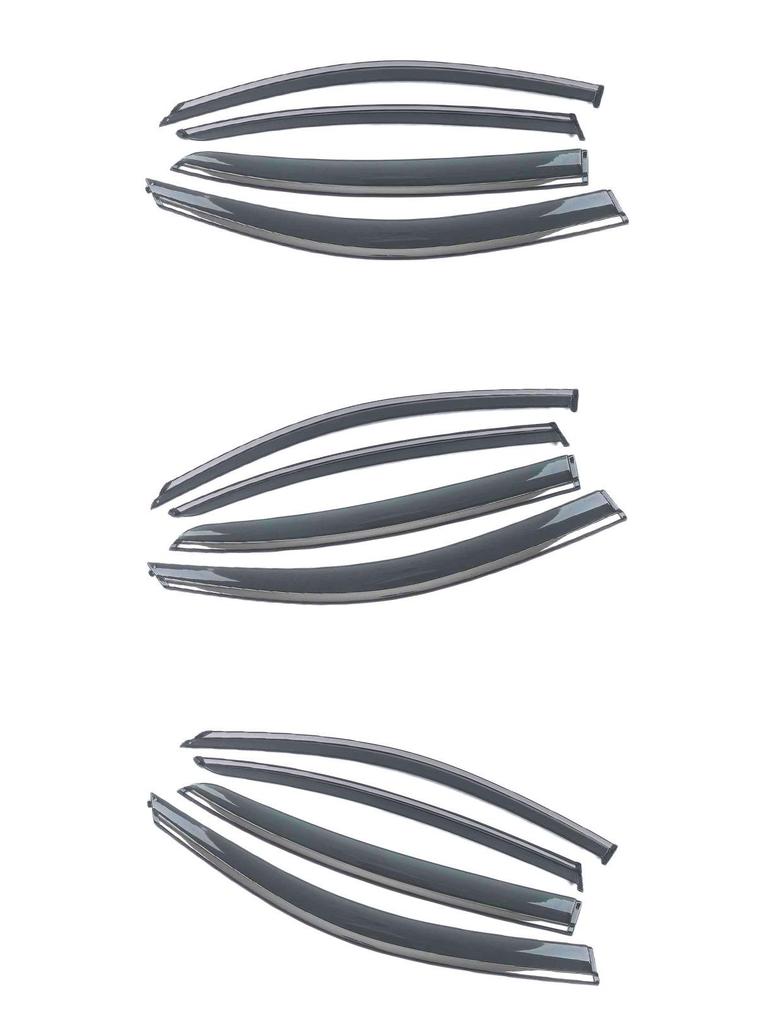 Chrome Rain Guards for Mercedes-Benz VITO 17-Model Side Windows