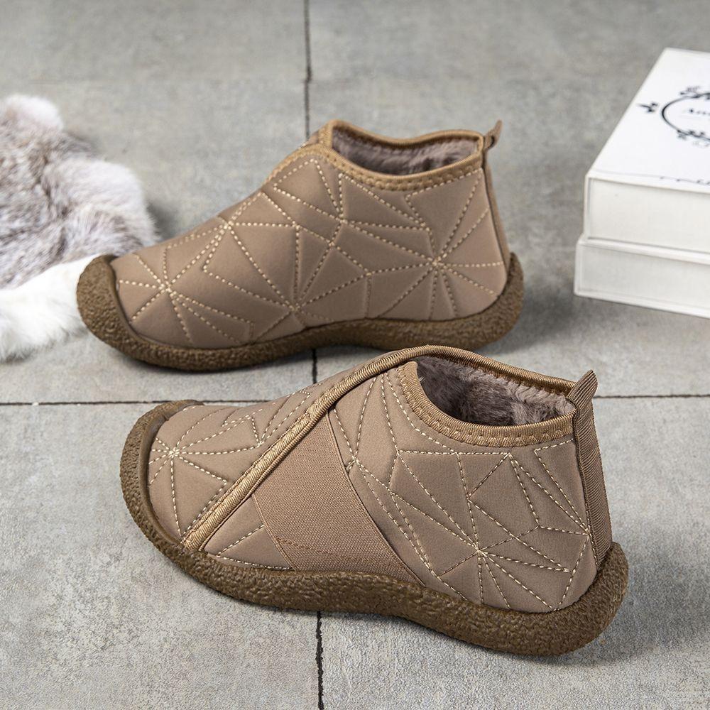 

Winter Cotton Shoes Fur One Comfortable Warm Snow Boots Winter Fleece Thickened Shoes Casual Women s Boots 40 світло-коричневого кольору