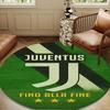 Juventus Endurance Poster Round mat, Anti-slip Circle Carpet Chair rug For livingroom,Bedroom, doormat home decor Gift Christmas Gifts