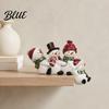 Thanksgiving Tiered Tray Displays Christmas Table Edge Sitter Figurine, Tug of War Hanging Character Decor, Snowman Cute Winter Home Decor Gnome Santa