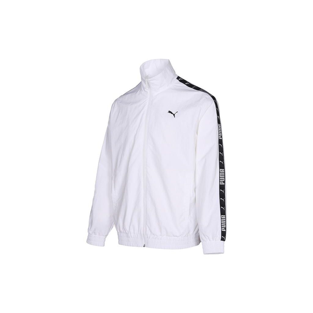 

Puma Куртка мужская с логотипом и воротником-стойкой на молнии, белая 536771-02 XL