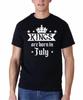 Kings Are Born In July Shirt Birthday Gift For Men Dad Fathers Day Tee Christmas