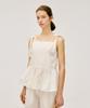 Depound Ribbon Blouse [Off-White]