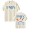 Rapper Delaossa La Madruga Tour 2026 T Shirt for Men Women Hiphop Streetwear Oversized Tops 100 Cotton TShirt DLS2
