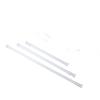 White Telescopic Tension Rod for Wardrobe Curtain 55 90cm