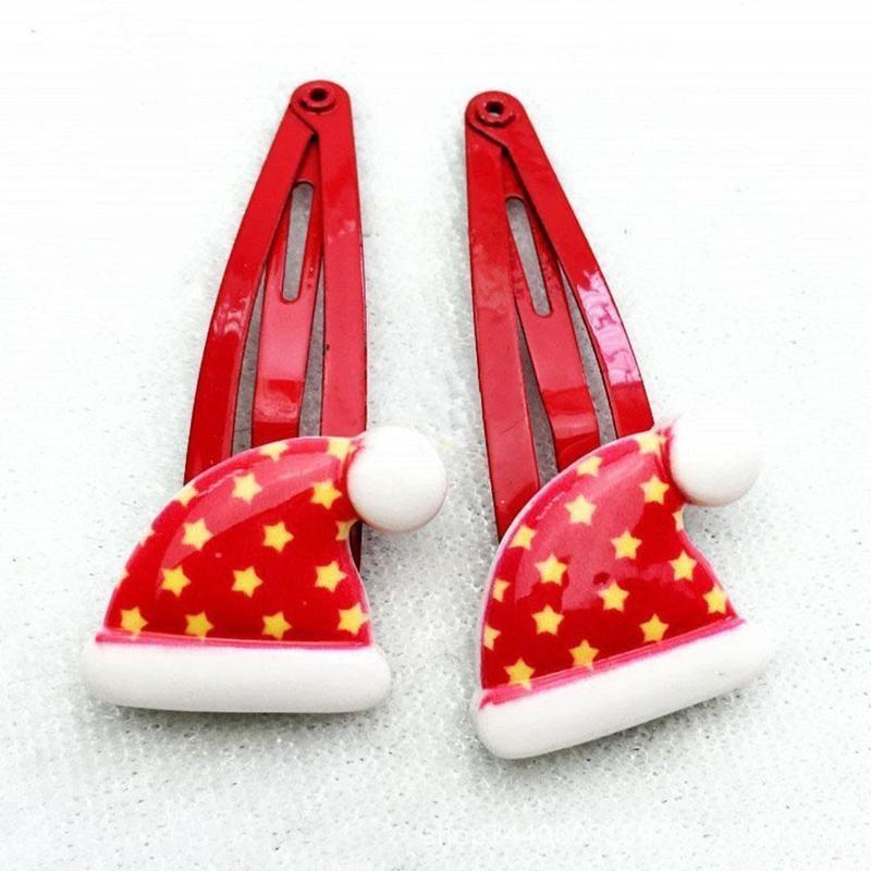 10pcs Kids Girl Candy Hairpin Baby Hair Clip Christmas Barrettes(random Style)