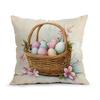 pcs Easter Illustration Pillowcase Printed Polyester  cm Throw Pillow cover Decorative Sofa Cushion Pillowslip Home Decor