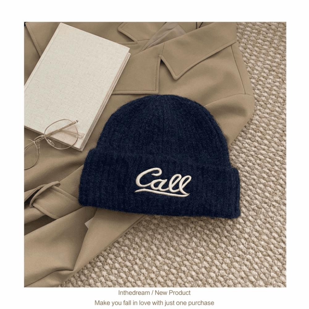 Unisex Letter Embroidered Beanie Stretchable Fit Casual Beanie Hat  Outdoor Activities