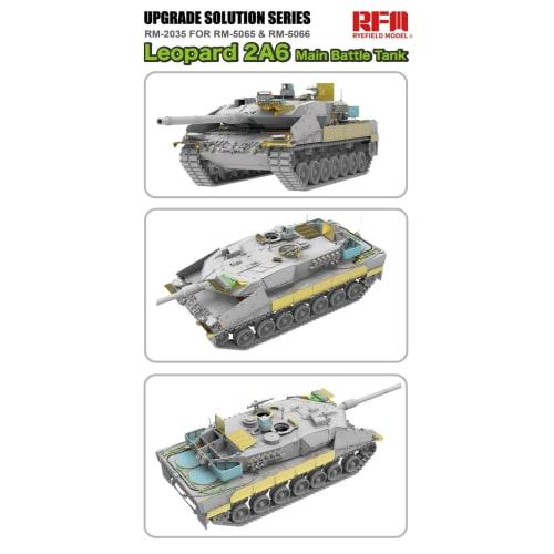 Ryefield Models 1/35 Leopard 2A6 Upgrade Parts Set (for RFM5065 and 5066) Plastic Model Parts RFM2035