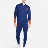 Nike Netherlands National Team Hooded Knit Sports Slim Fit Moisture-Wicking Comfortable Long Sleeve Pants Football Set Men Sportswear FJ2353-455