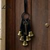 Poignée de porte légère Carillon Clochettes de sorcière pour protection de bouton, Suspendu fait main Accroche métallique au son doux, Cloche décorative vintage Boho Maison