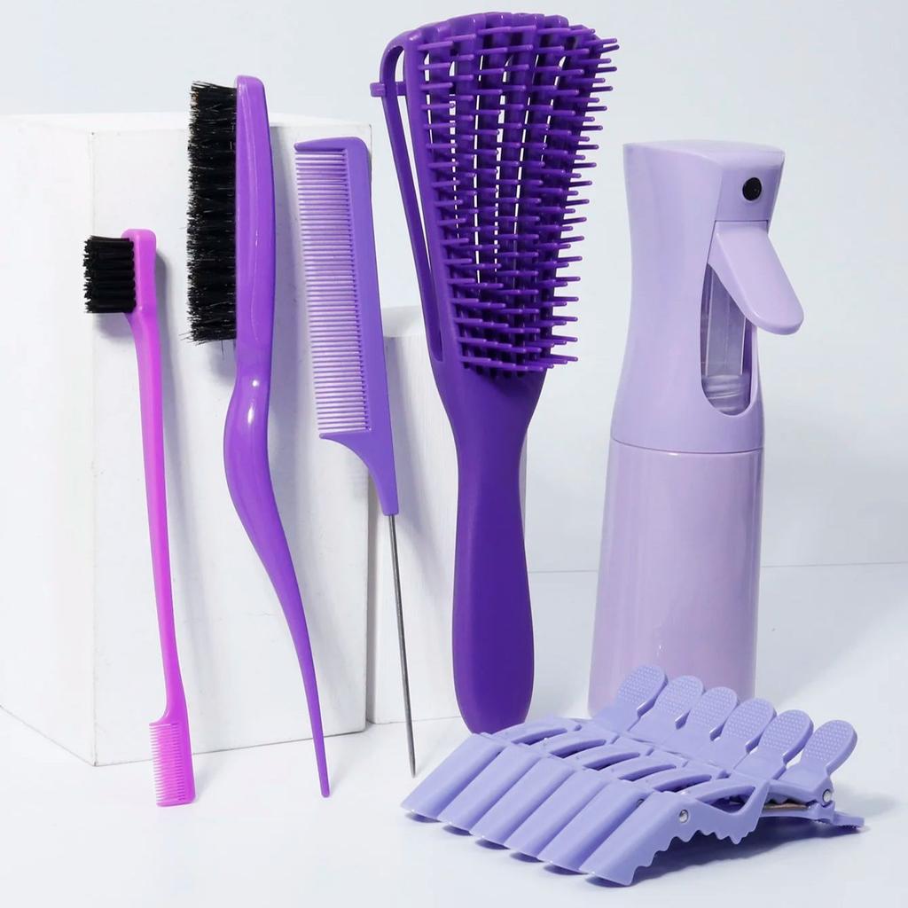 11pcs Hairdressing Styling Set, Suitable for Family Hairdressing Styling, Salon Hairdressing Tools,special for Real Hair Wigs