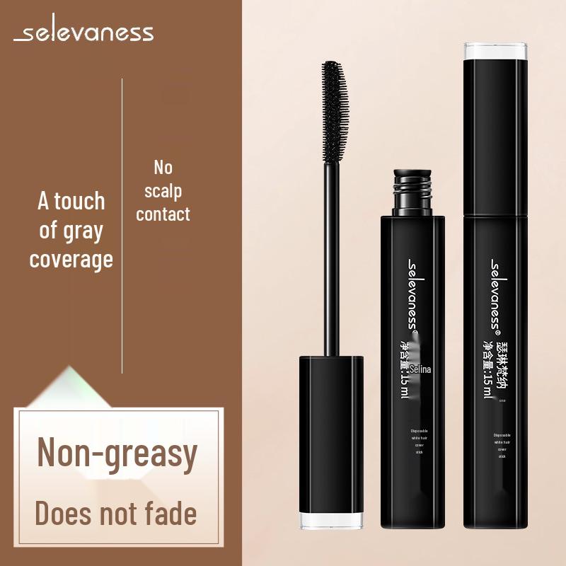 Serenavana Washable Hair Dye Pen - Temporary White Hair Cover Stick, Non-Fading Root Touch-Up