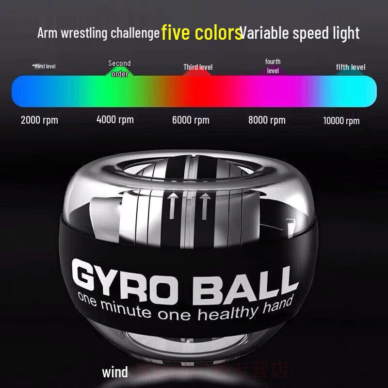 Self-Starting Gyro Wrist Ball Trainer