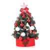 Mini Xmas Tree PVC Artificial Desktop Decorative Small Xmas Tree with Star Tree Topper for Holiday Home Decor