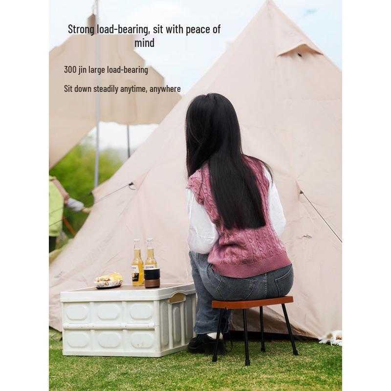 Outdoor Portable Folding Stool - Compact Camping & Fishing Chair