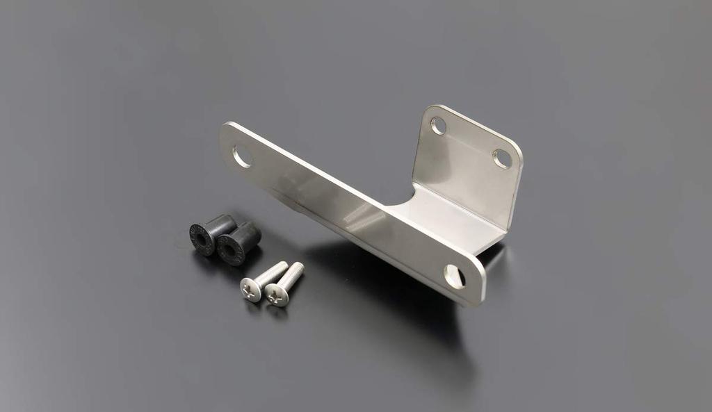 PMC Stem Emblem Set Z900RS Kawasaki Lowercase Mounting Stay Included Black 189-1026