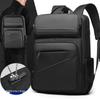 Expandable Waterproof Men's Large Capacity Laptop Backpack for Travel and School