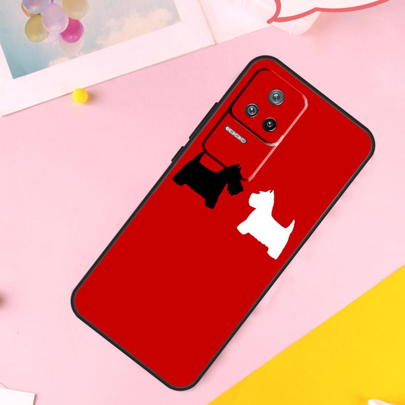 Cartoon Westie Dog Case For POCO M6 X6 Pro X3 X4 X5 M5s F3 F5 Xiaomi 14 Ultra 12 13 Lite 11T 12T 13T Pro Funda