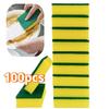 10 20 30 50 100Pcs Heavy Duty Kitchen Scrub Sponges, Non Scratch Dishwashing Scouring Pads for Pots Pans Rust Stain Removal