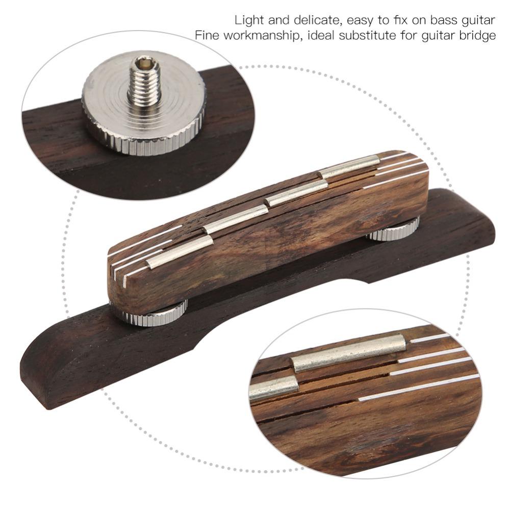 Rosewood Material Rosewood Bridge Wooden Color 4-String Bridge For 4-String Mandolin
