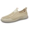 Fashion New Breathable Mesh Shoes Slip On Mens Sports Sandals Light Soft Soled Casual Shoes Leisure Walk Summer Flats Outdoor Loafers