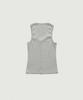 Deobanes Clara Button Layer Tank Top_Light Gray